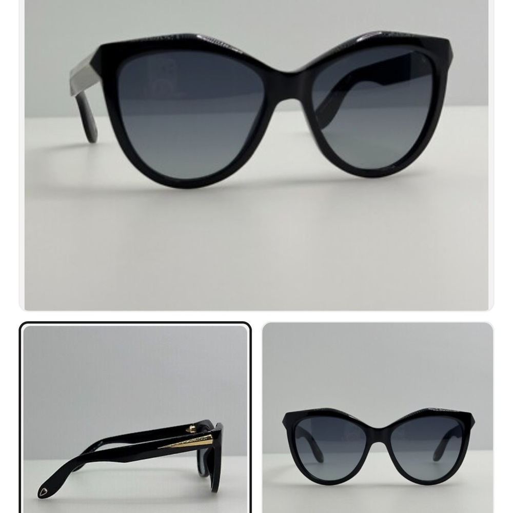 Givenchy Black Cat-Eye Sunglasses with Gradient Lenses